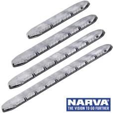 NARVA LED Legion Light Bars (Amber, Clear Lens), 12 Volt, Class 1 Approved - 0.9m To 1.7m Long